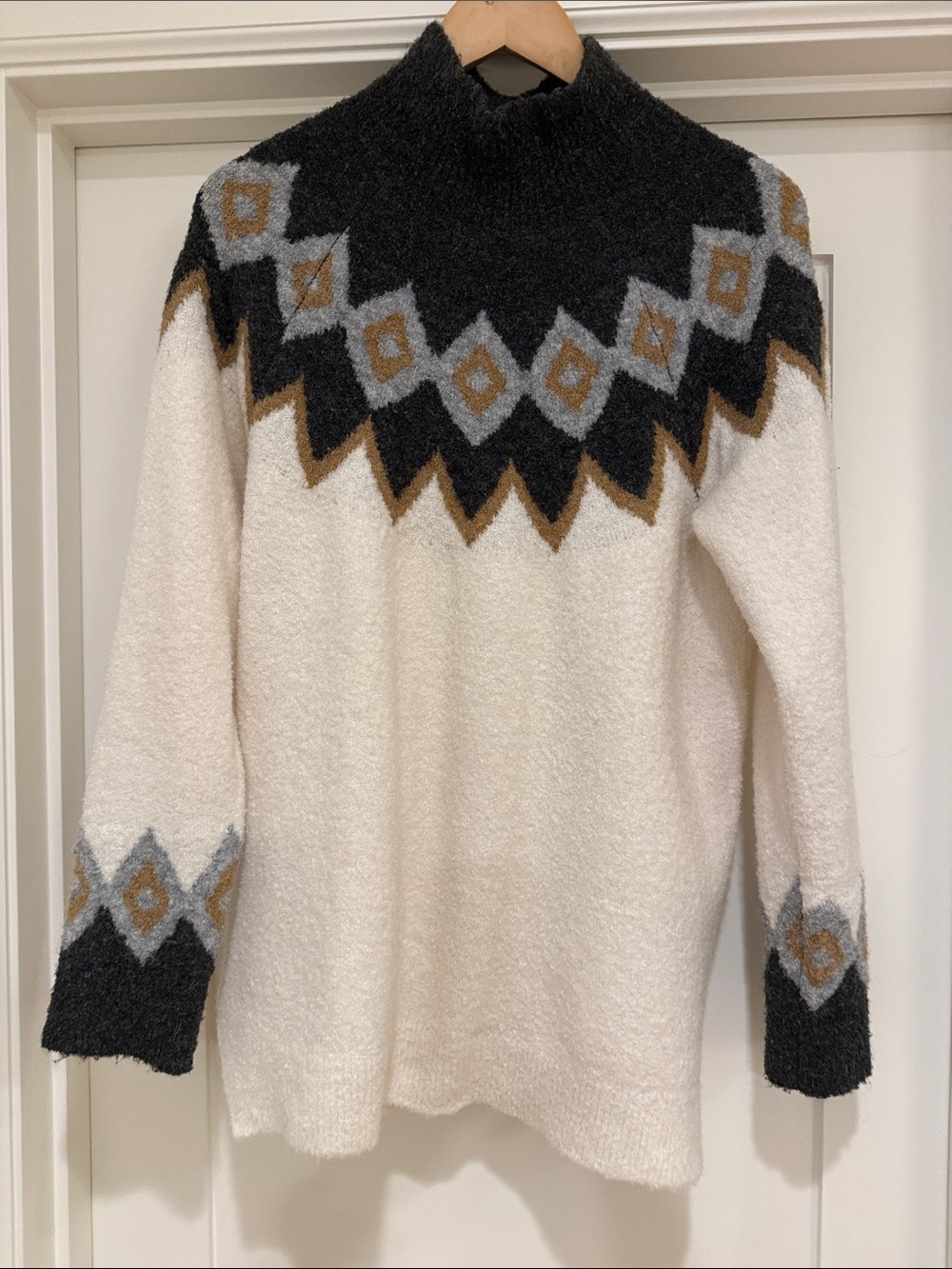 Fair Isle cozy tunic sweater